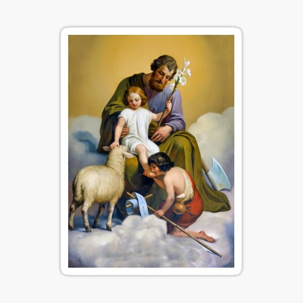 Item preview, Baby Jesus and Saint Joseph II designed and sold by muniralawi.