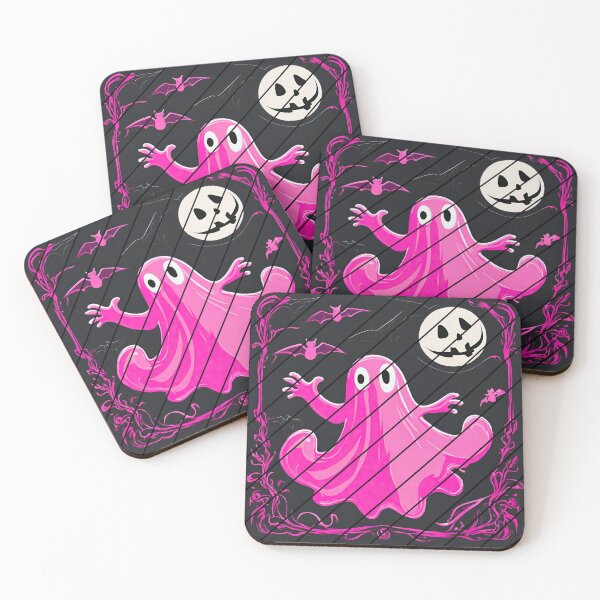 Item preview, Creepy & Cute Pink Ghost Halloween designed and sold by InnerGrow.