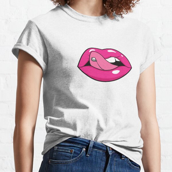 Cool Iron On Patches Mouth Essential T-Shirt for Sale by KGSM