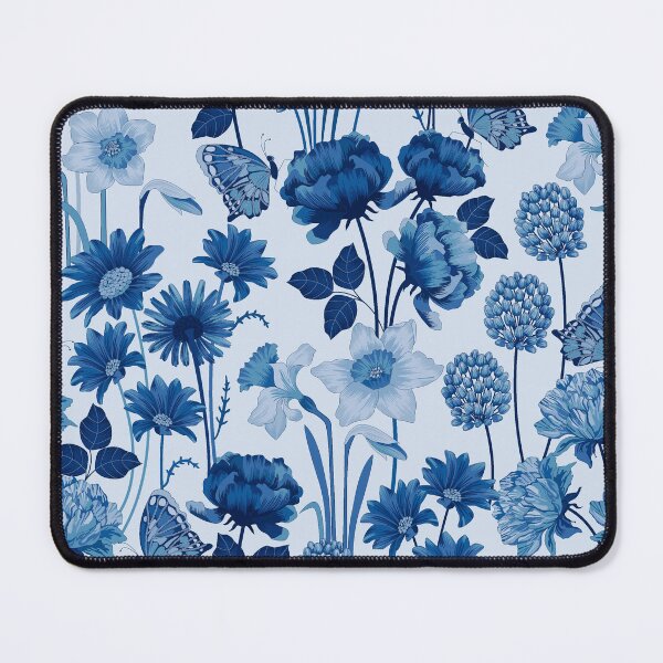 Item preview, Spring Flowers in Blue designed and sold by Judit Gueth.