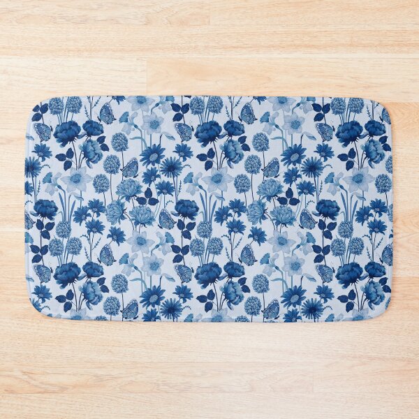 Item preview, Spring Flowers in Blue designed and sold by Judit Gueth.