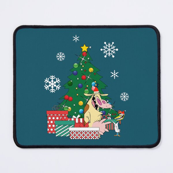 Item preview, Cow And Chicken Around The Christmas Tree designed and sold by Blancolainey.
