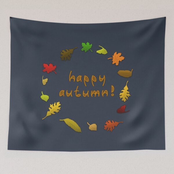 Item preview, Happy Autumn (Blue) designed and sold by mxminty.