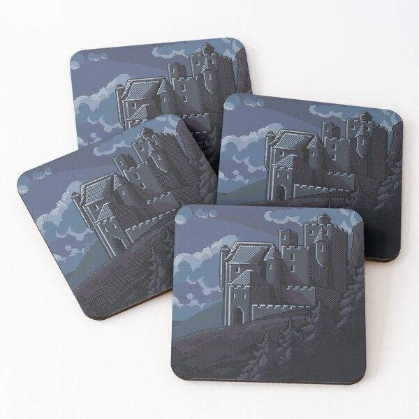 Item preview, Pixel Art - Castle On Moonlight designed and sold by OLHA VOLKOVA.