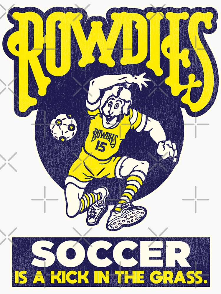 Retro Defunct Tampa Bay Rowdies Soccer Team  Sticker for Sale by