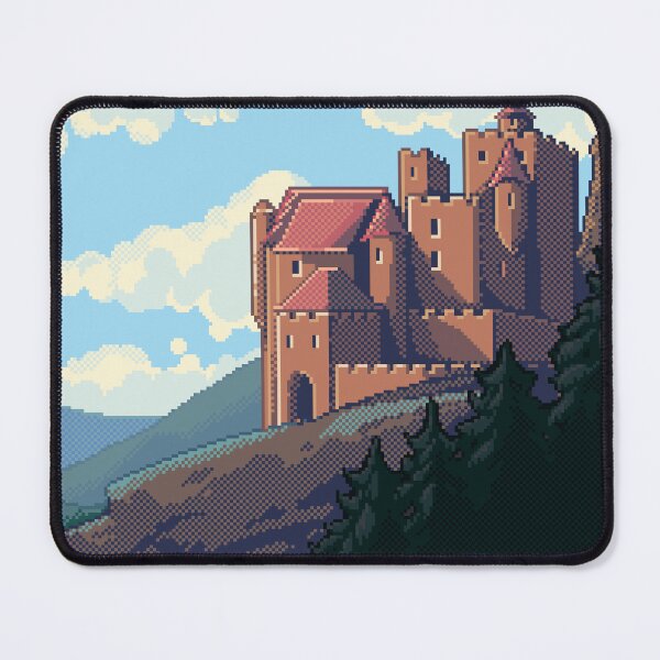 Item preview, Pixel Art - Castle in Daylight designed and sold by OLHA VOLKOVA.