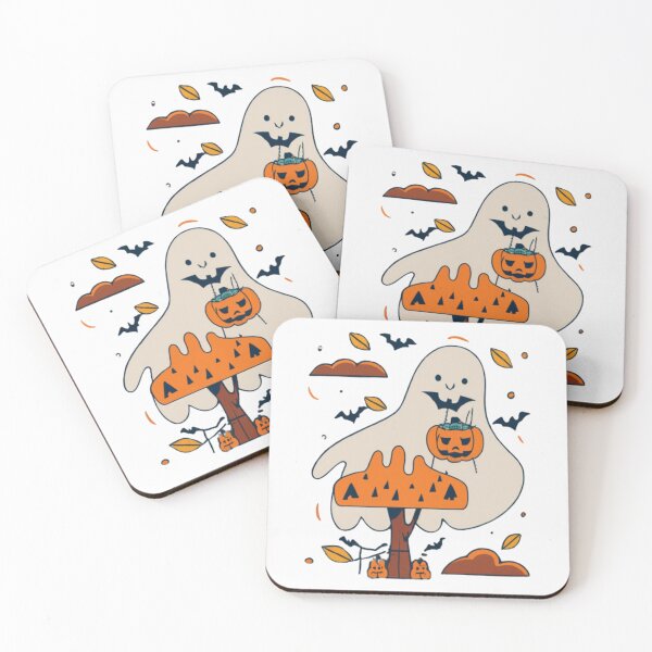 Item preview, Boo Halloween Ghost Meets Autumn: Spooky Season  designed and sold by ArtsyElegance4U ⭐⭐⭐⭐⭐.