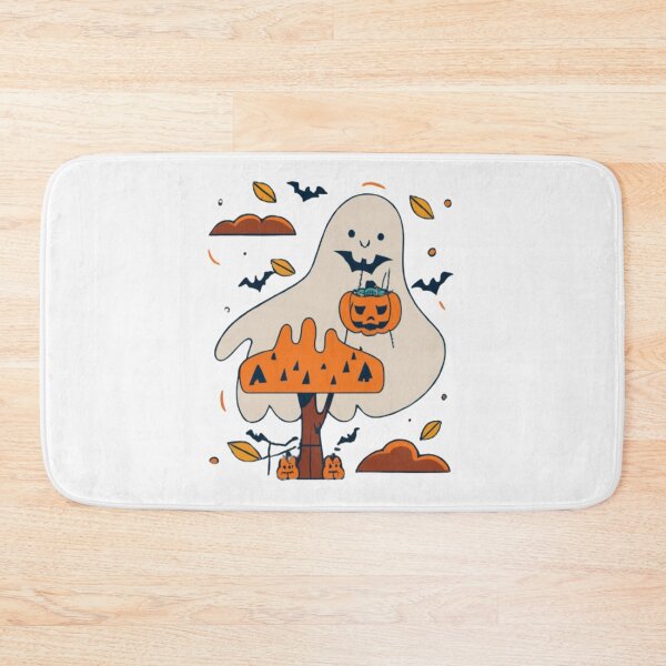 Item preview, Boo Halloween Ghost Meets Autumn: Spooky Season  designed and sold by ArtsyElegance4U ⭐⭐⭐⭐⭐.