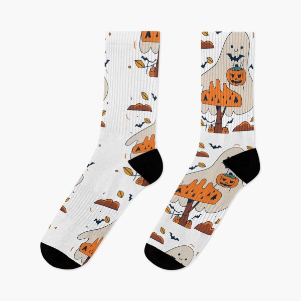 Item preview, Boo Halloween Ghost Meets Autumn: Spooky Season  designed and sold by ArtsyElegance4U ⭐⭐⭐⭐⭐.