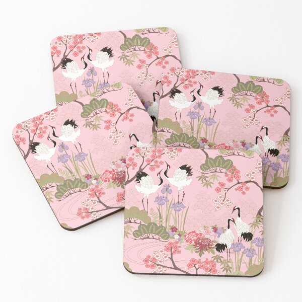 Item preview, Japanese Garden in Pink designed and sold by Judit Gueth.