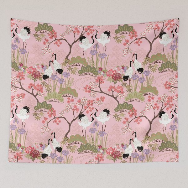 Item preview, Japanese Garden in Pink designed and sold by Judit Gueth.