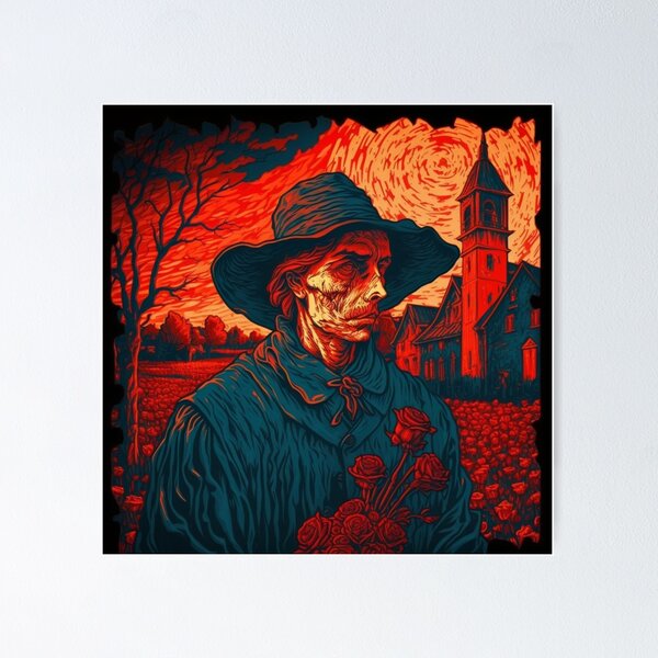Item preview, High Quality Adult Gothic Comic Art Print Halloween designed and sold by WooshiArt.