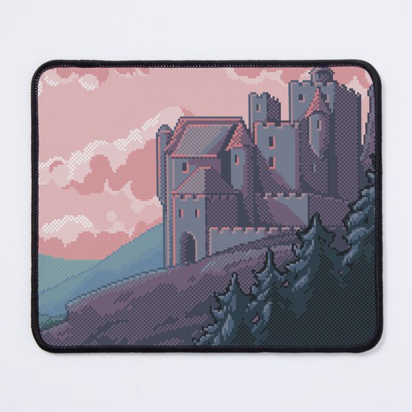 Item preview, Pixel Art - Castle In The Morning designed and sold by OLHA VOLKOVA.
