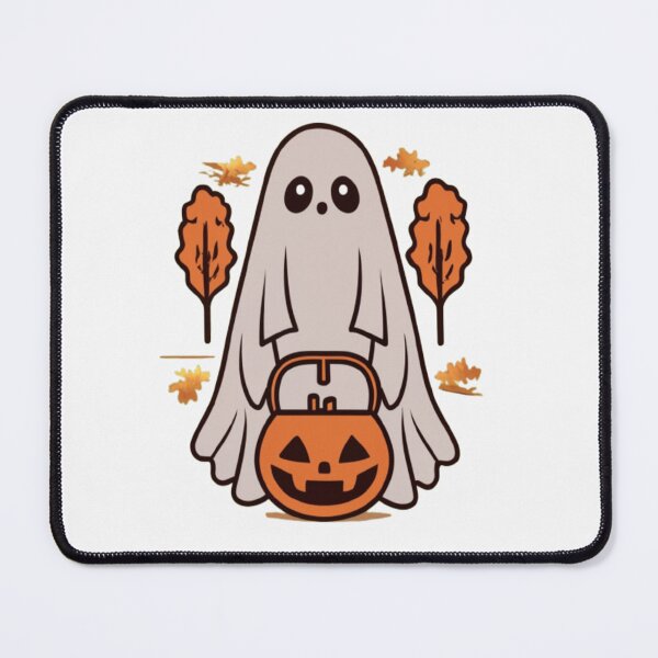 Item preview, Boo! Halloween Ghost Meets Autumn Bliss T-Shirt & stickers designed and sold by ArtsyElegance4U ⭐⭐⭐⭐⭐.