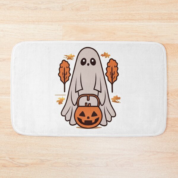 Item preview, Boo! Halloween Ghost Meets Autumn Bliss T-Shirt & stickers designed and sold by ArtsyElegance4U ⭐⭐⭐⭐⭐.