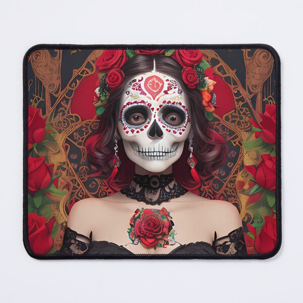 Item preview, Sugar Skull Lady the Day of the Dead designed and sold by Apkdesigner.