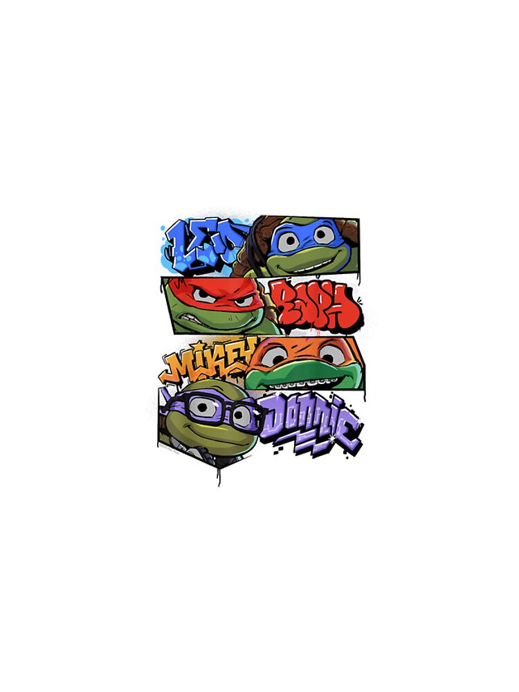 Teenage Mutant Ninja Turtles Mutant Mayhem Graffiti Names