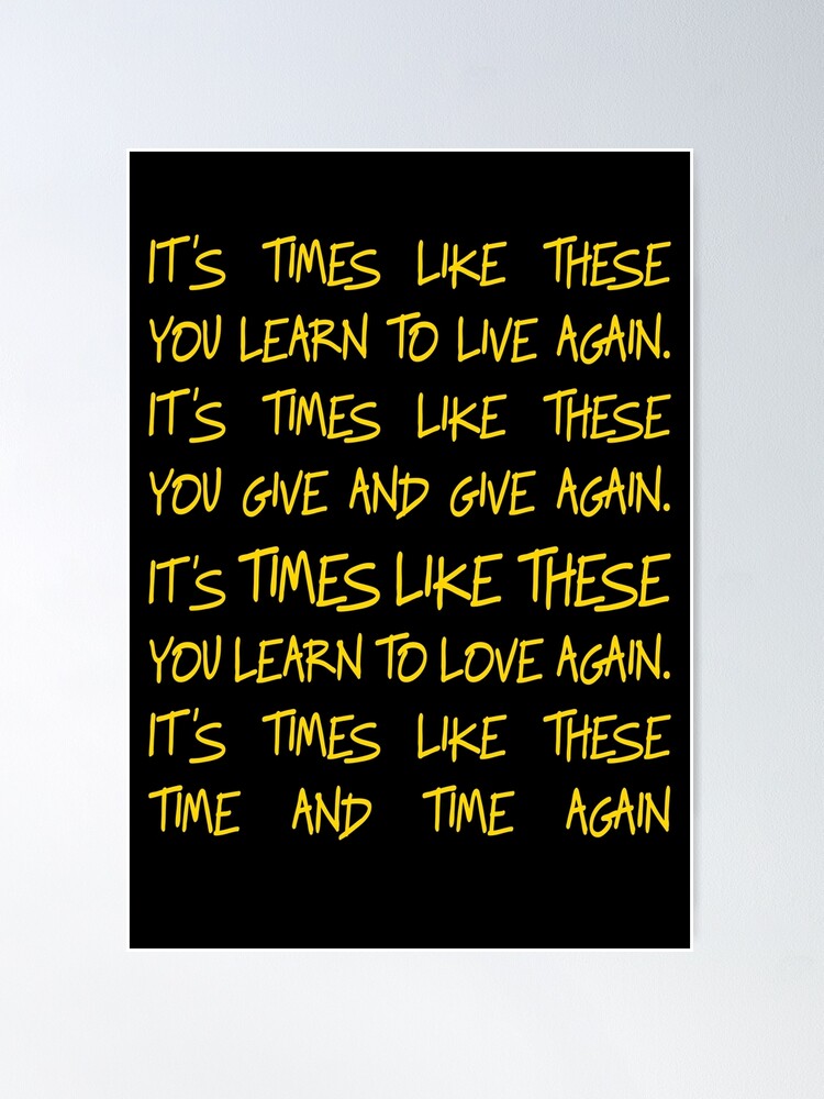 Foo Fighters - Times Like These - Traduzido 