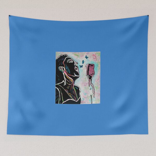 Item preview, Melodic Embellishments Mixed Media Art Singer 1 designed and sold by CaiFitznhugh.