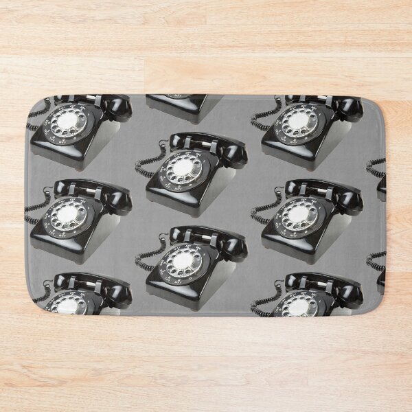 Item preview, Vintage Black Rotary Telephone designed and sold by PopFanShop!.