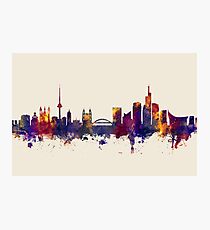 Vilnius Lithuania Skyline Photographic Print