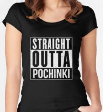 PUBG - Straight Outta Pochinki Women's Fitted Scoop T-Shirt