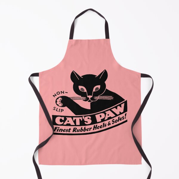 Item preview, CAT'S PAW - FINEST RUBBER HEELS AND SOLES - cat themed ad designed and sold by ThrowbackAds.