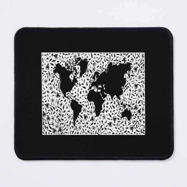 Item preview, Marine Animals  World Map Biology Sea Ocean Fish Tee designed and sold by JohnCookaaa.