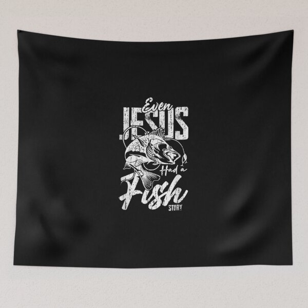 Item preview, Fishing Gifts Even Jesus Had A Fish Story Funny  designed and sold by JohnCookaaa.