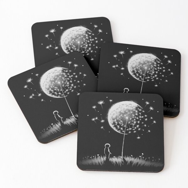 Item preview, Little boy, dandelion and moon designed and sold by MagicColorPrint.