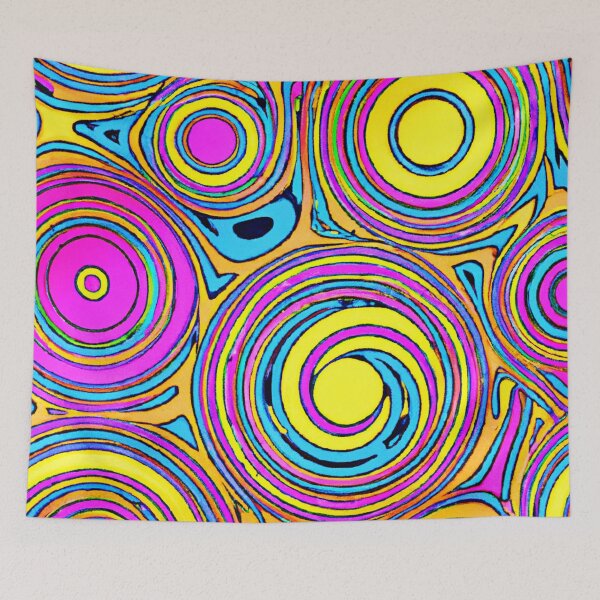 Item preview, Colorful Twisting Pattern designed and sold by Health And Fitness Posts e-Store.