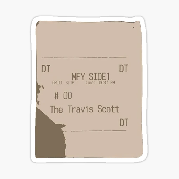 RODEO VINYL - TRAVIS SCOTT Sticker for Sale by wowthatsocool