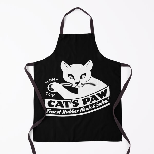 Item preview, CAT'S PAW - FINEST RUBBER HEELS AND SOLES - cat themed ad designed and sold by ThrowbackAds.