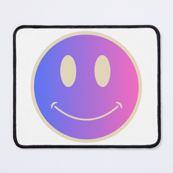 Artikelvorschau, aesthetic smiley (pink/blau) entworfen und verkauft von simpleartpieces.