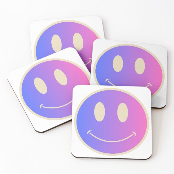 Artikelvorschau, aesthetic smiley (pink/blau) entworfen und verkauft von simpleartpieces.