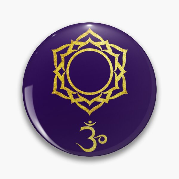 Item preview, Gold Sahasrara Buddhist Chakra designed and sold by kernowerno.
