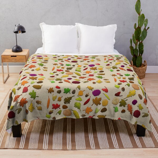 Item preview, Autumn Foliage Collage (Cream) designed and sold by mxminty.