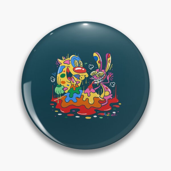 Item preview, Rainbow Ren and Stimpy designed and sold by Maguireseamus.