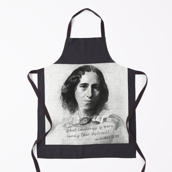 Item preview, George Eliot portrait and quote: What loneliness is more lonely than distrust? designed and sold by artbleed.
