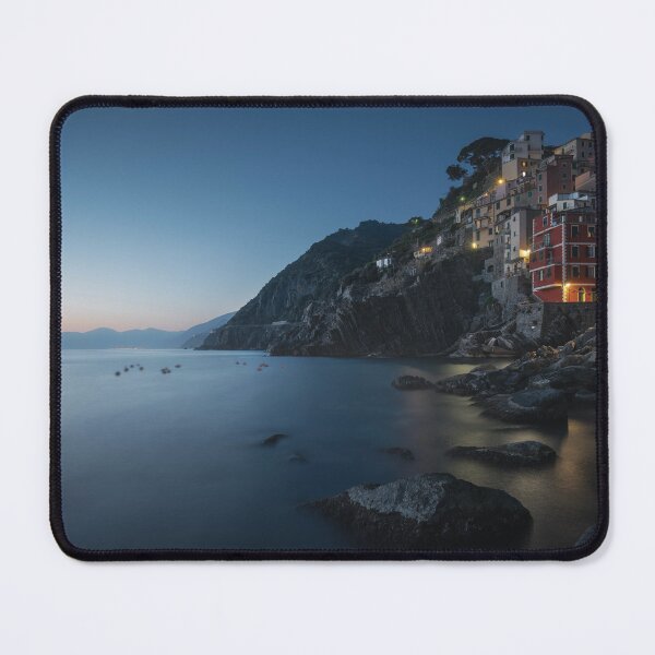 Item preview, Blue twilight over the fishing village of Riomaggiore. Cinque Terre designed and sold by Stefano Orazzini.