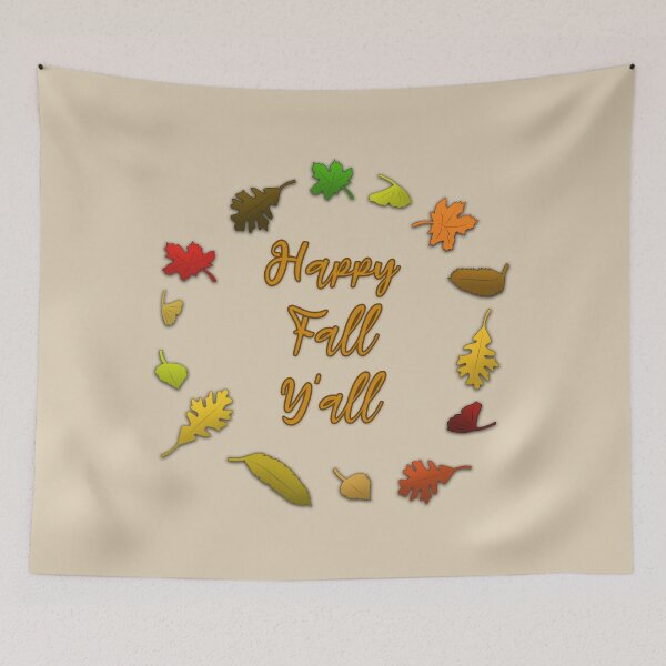 Item preview, Happy Fall Y'all (Cream) designed and sold by mxminty.