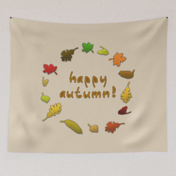 Item preview, Happy Autumn (Cream) designed and sold by mxminty.