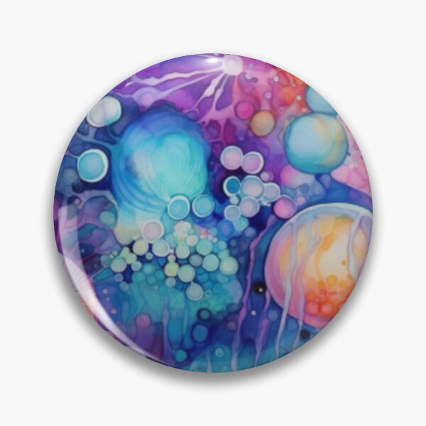 Aperçu de l'œuvre Purple Dreams: The Dance of Nature Inspired by the Ocean créée et vendue par Geode-Designs.