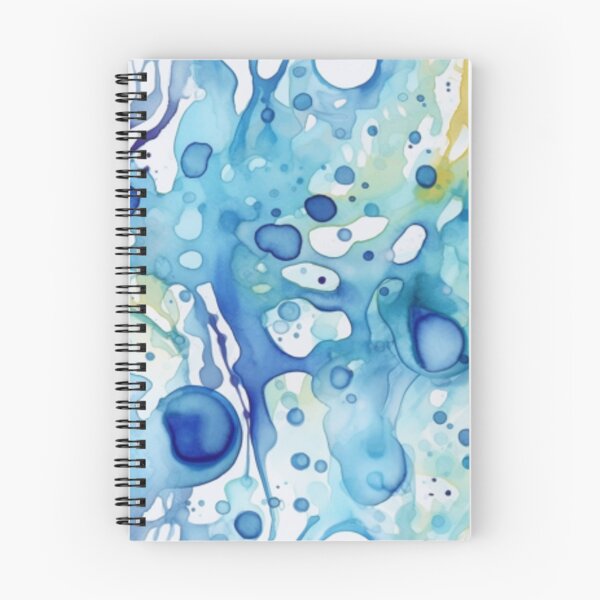 Artikelvorschau, Whimsical Waves: Abstract Designs in Water Hues entworfen und verkauft von Geode-Designs.