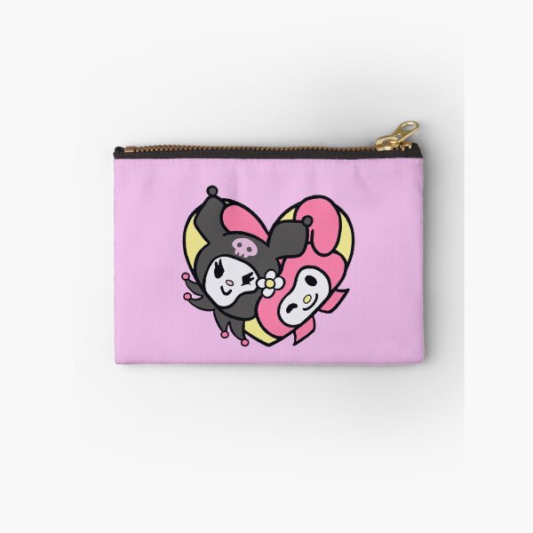 Item preview, Kawaii Pink and Black Cartoon Rabbit Heart designed and sold by phogar.
