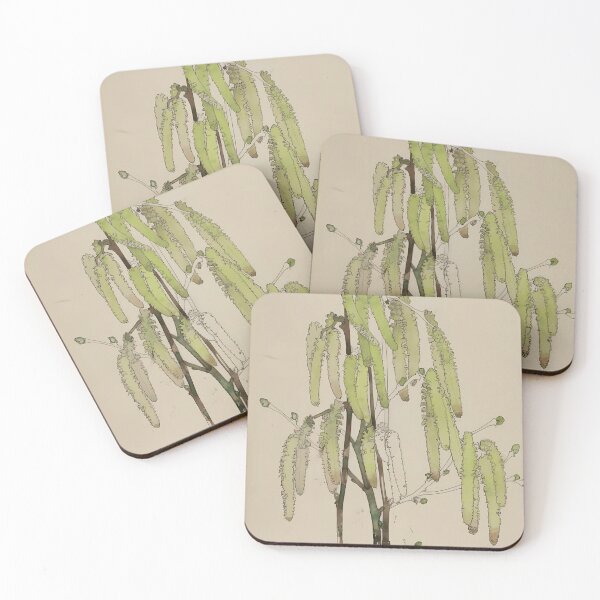 Item preview, Charles & Margaret Mackintosh, Hazel Tree Lambs Tails, Walberswick designed and sold by NouveauEra.