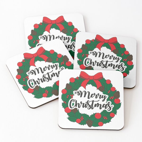 Item preview, merry christmas card with flower frame, vector, illustration designed and sold by APHIDAT-TA.