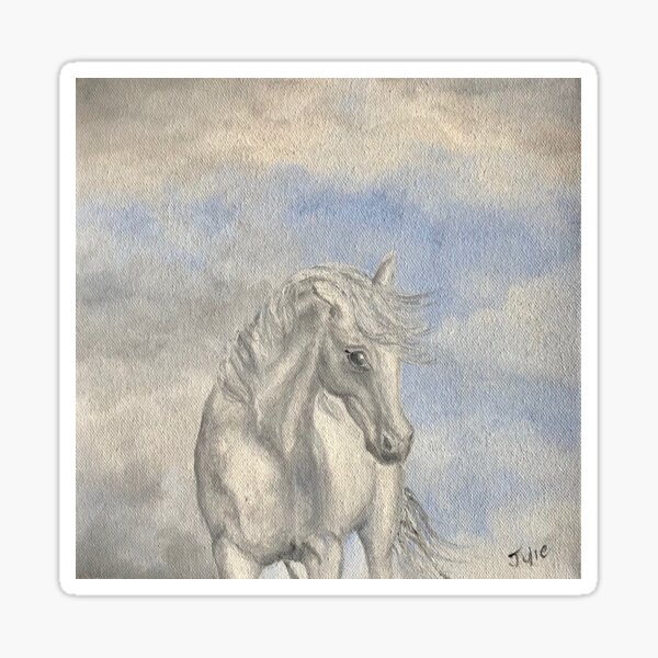 Hello Horse Sticker