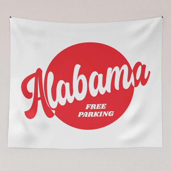 Item preview, Alabama (Free Parking) designed and sold by justwaterthanks.