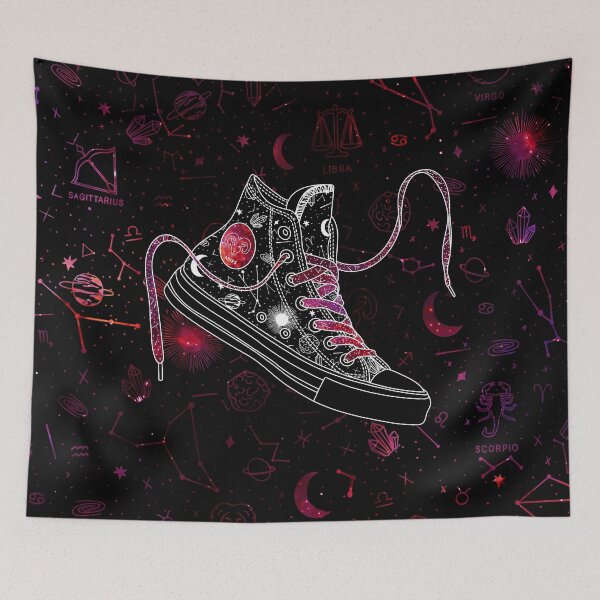 Item preview, Aries high tops - Space laces designed and sold by MickeyEdwards.